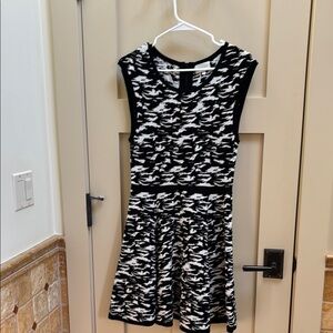Stylish Black and White Dress